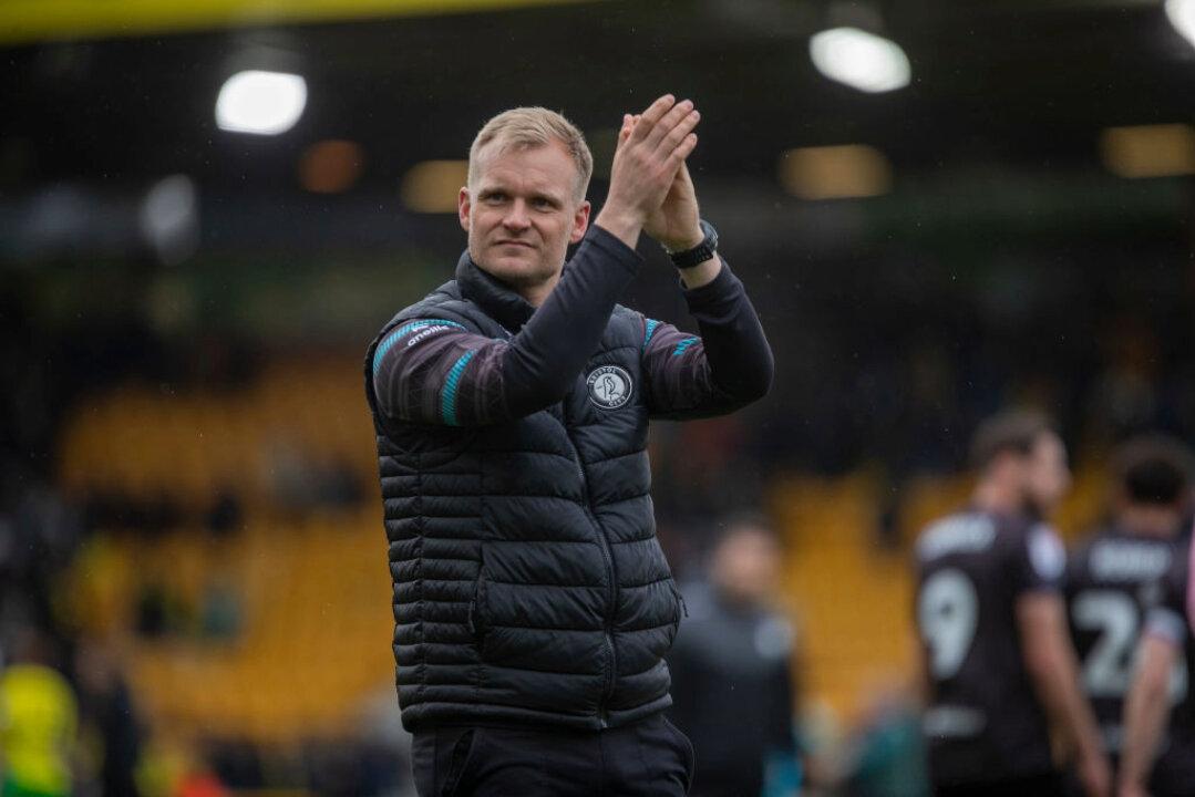 Bristol City boss Liam Manning 